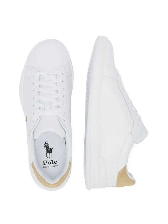 Ralph Lauren Heritage Court Ii Ανδρικά Sneakers White / Bone