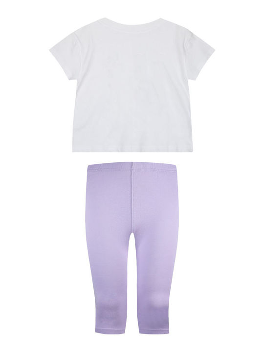 Energiers Kids Set with Leggings Summer 2pcs Lilac