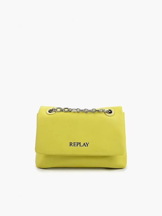 Replay Geantă de damă Crossbody Galbenă