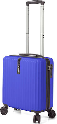 Benzi Cabin Travel Suitcase Hard Blue with 4 Wheels Height 44cm