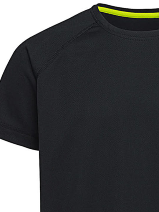 Stedman Kinder-T-Shirt Schwarz