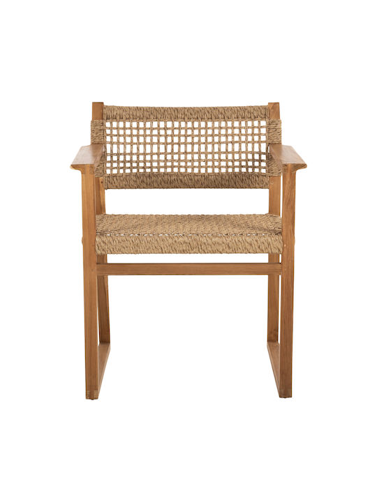 Outdoor-Sessel Hölzernes TEAK 61x53x76εκ.