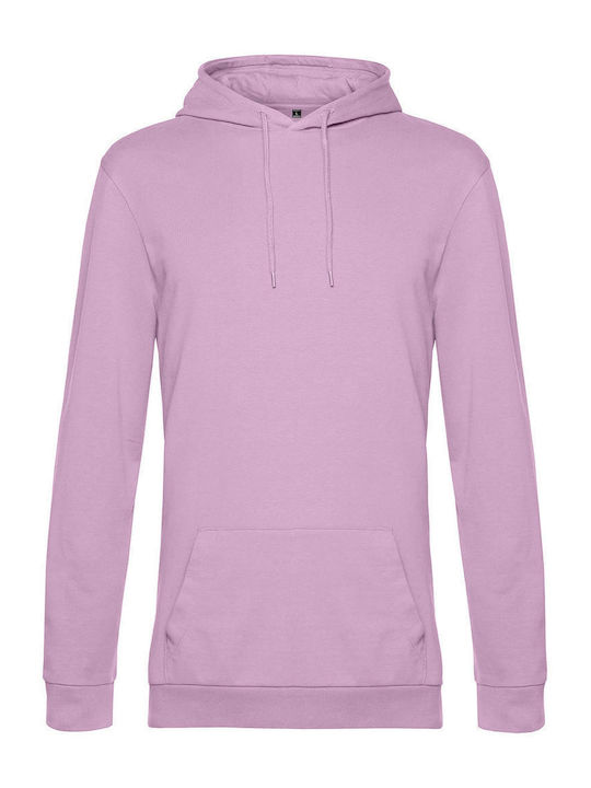 B&C Werbe-Hoodie in Flieder Farbe