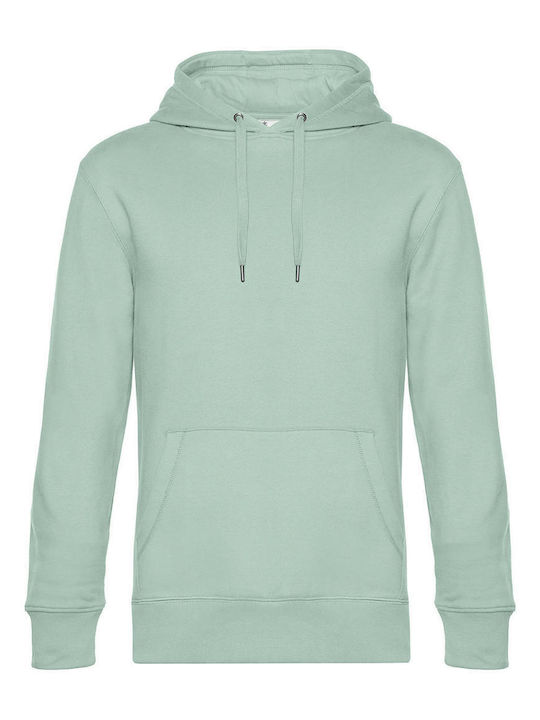 B&C King Men's Long Sleeve Promotional Sweatshirt Aqua Green