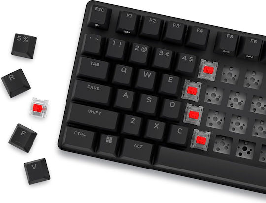 Dell Alienware Pro Wireless Gaming Mechanical Keyboard 75% with Custom switches and RGB lighting (English US) Dark Side of the Moon