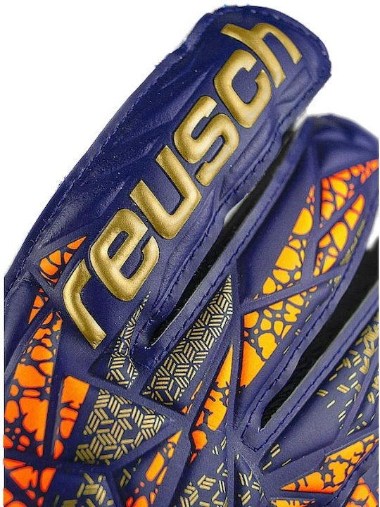 Reusch Attrakt Grip Jnr Γάντια Τερματοφύλακα Παιδικά Μπλε