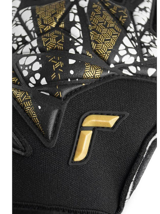 Reusch Attrakt Gold X Evo Cut Finger Support Adults Goalkeeper Gloves Black