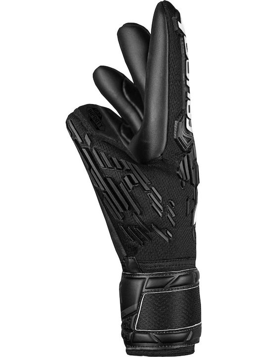 Reusch Attrakt Freegel Infinity Finger Support Γάντια Τερματοφύλακα Ενηλίκων Μαύρα