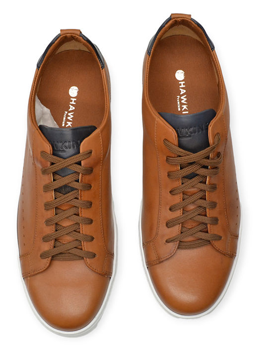 Hawkins Premium Men's Leather Casual Shoes Tabac Brown