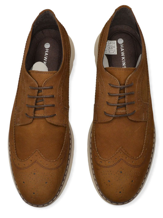 Hawkins Premium Men's Leather Casual Shoes Tabac Brown