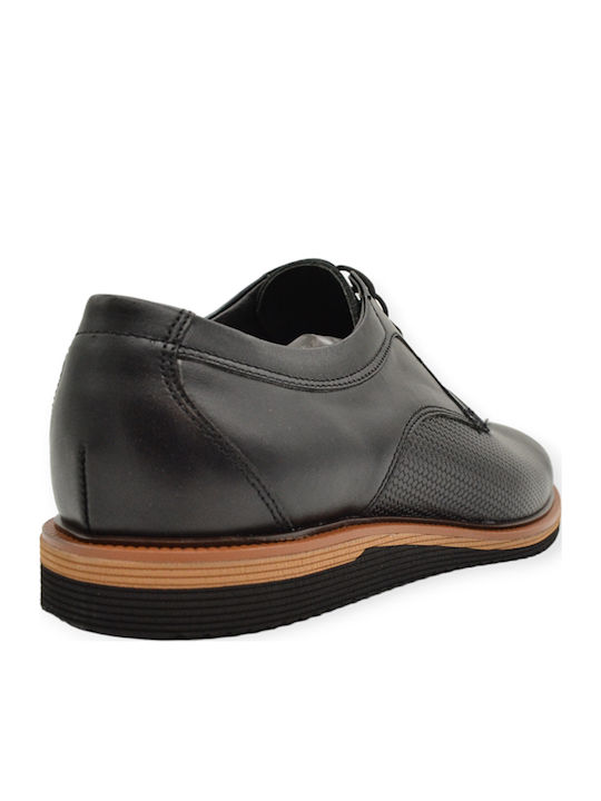 Leder Herren Freizeitschuhe Anatomisch Schwarz