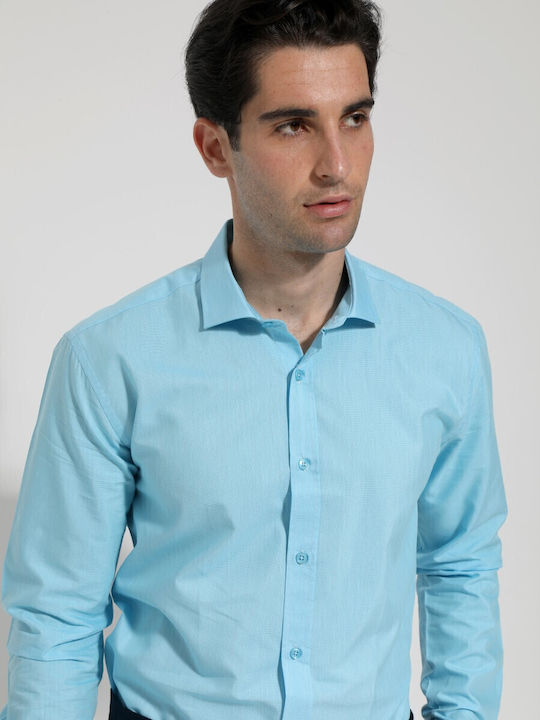 Genaro Hemd Turquoise
