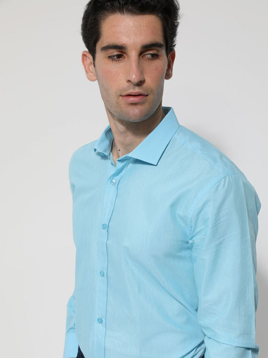 Genaro Hemd Turquoise