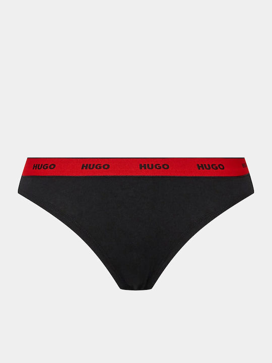 Βαμβακερά Γυναικεία Slip 3Pack Μαύρα