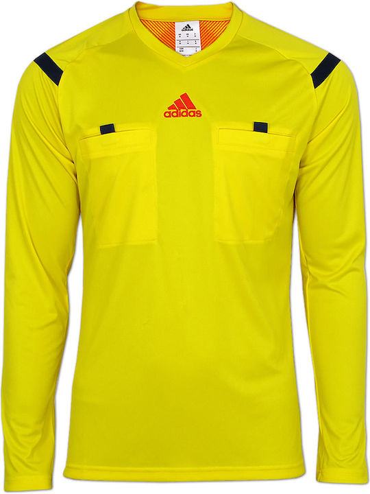 Referee Long Sleeve Jersey Tricou Echipament Sportiv de Fotbal Bărbătesc