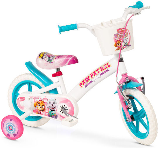 Toimsa Paw Patrol 14" Kinder Fahrrad Stadt Weiß