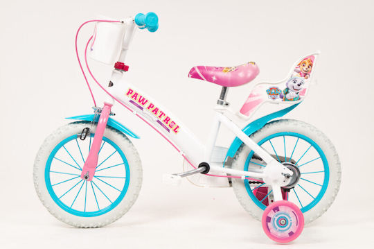 Toimsa Paw Patrol 14" Kinder Fahrrad Stadt Weiß