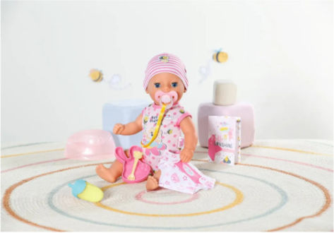 ZAPF Creation Baby Born Baby Doll Set Little Baby Girl for 2+ Years 36 cm