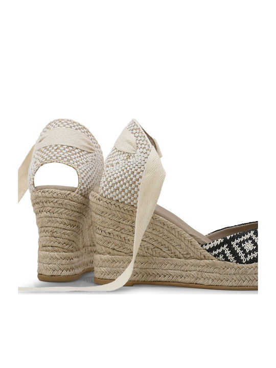 Women's Platform Espadrilles Black