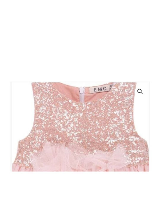 EMC Kids Dress with Sequins Pink