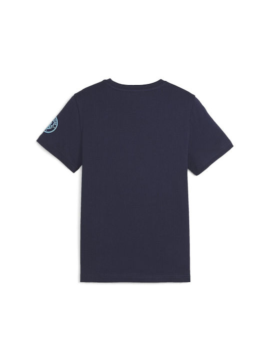 Puma Kids T-shirt Navy Blue Tee