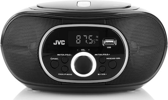 JVC Portable Audio System with Black Radio