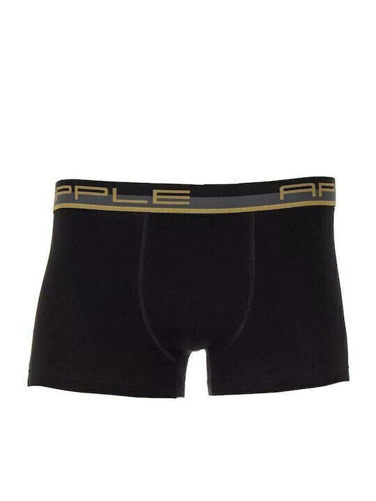Herren Boxershorts Black/Grey/Gold Letters 1Packung