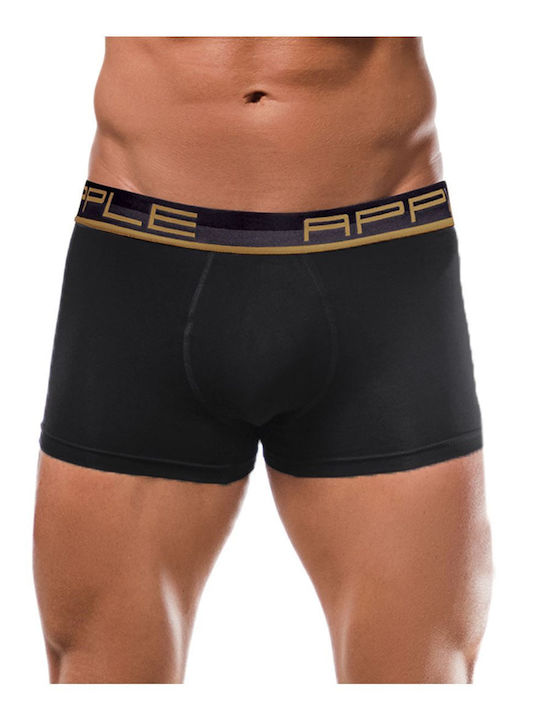 Herren Boxershorts Black/Grey/Gold Letters 1Packung