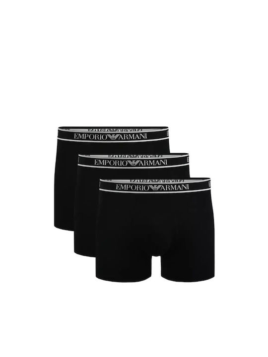 Emporio Armani Ανδρικά Μποξεράκια Μαύρα 3Pack