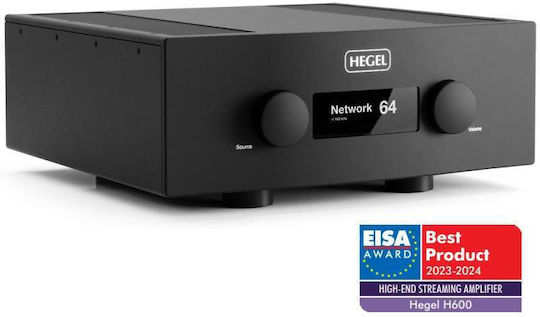 Hegel Ολοκληρωμένος Ενισχυτής Hi-Fi Mono 303W/8Ω H600 Μαύρος