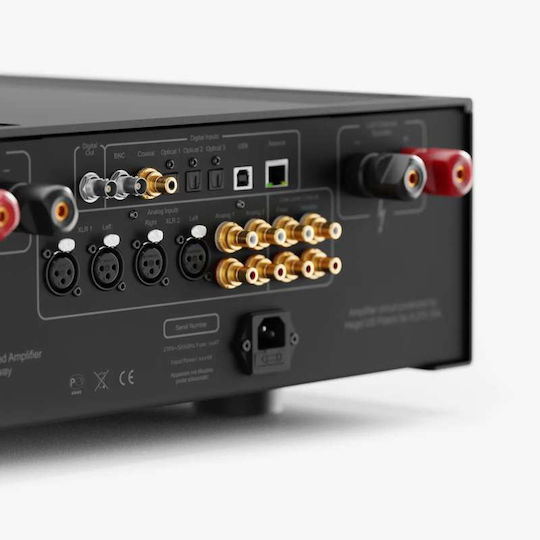 Hegel Ολοκληρωμένος Ενισχυτής Hi-Fi Mono 303W/8Ω H600 Μαύρος