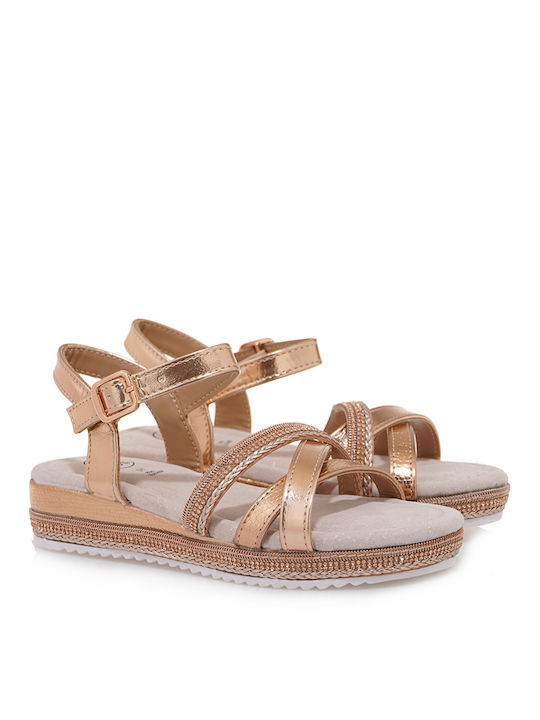 Exe Kids' Sandals Rose Gold