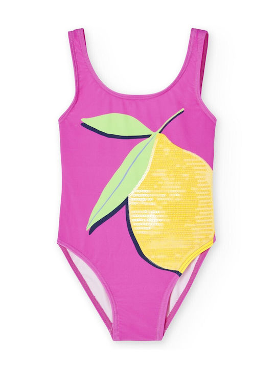 Boboli Kids Swimwear One-Piece Fuchsia