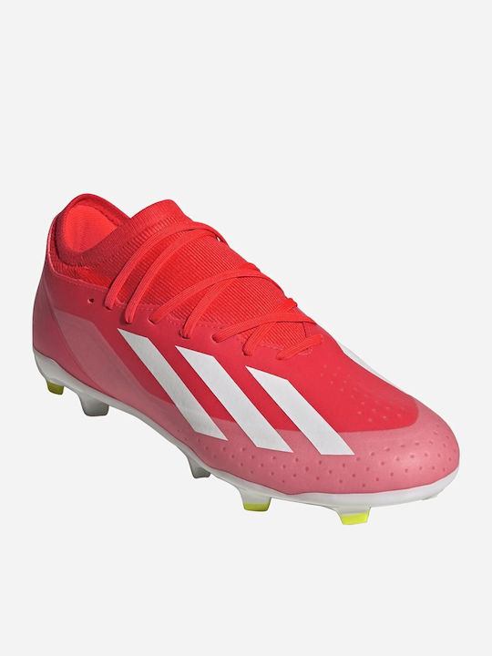 adidas X Crazyfast League Football Shoes with Cleats Red