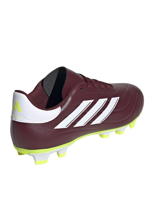 adidas Copa Pure 2 Club Football Shoes with Cleats Burgundy
