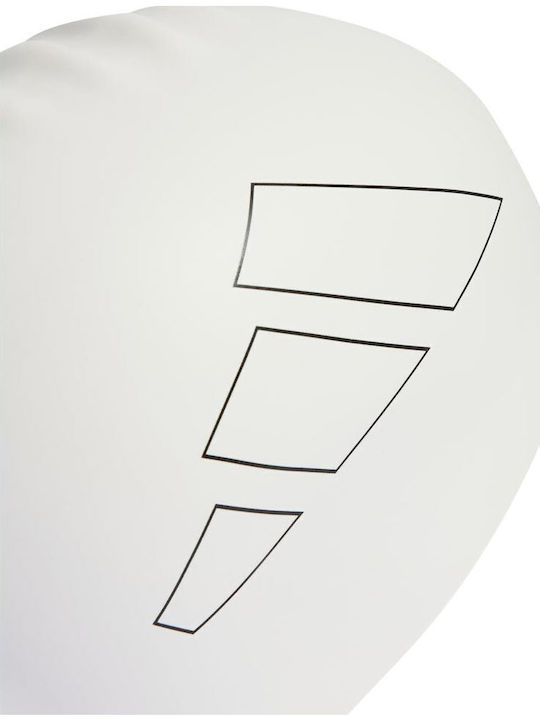 adidas Logo Σκουφάκι Κολύμβησης Ενηλίκων από Σιλικόνη Λευκό
