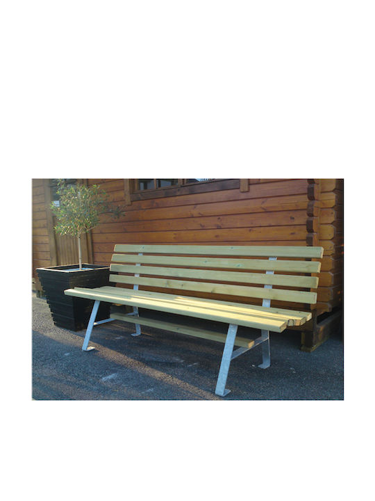Bank Außenbereich Holz 180x75x75cm