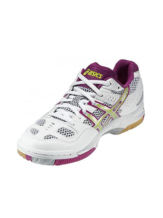 ASICS Gel Tactic Damen Sportschuhe Laufen Weiß