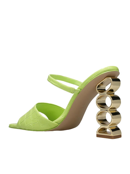Leather Sandals Green