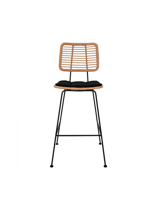 Σκαμπό Μπαρ Rattan Μπεζ 46.5x55x117.5cm Σκαμπό Μπαρ Rattan Μπεζ 46.5x55x117.5cm