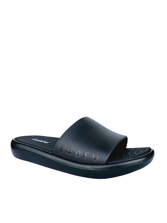 Luofu Men's Slides Black