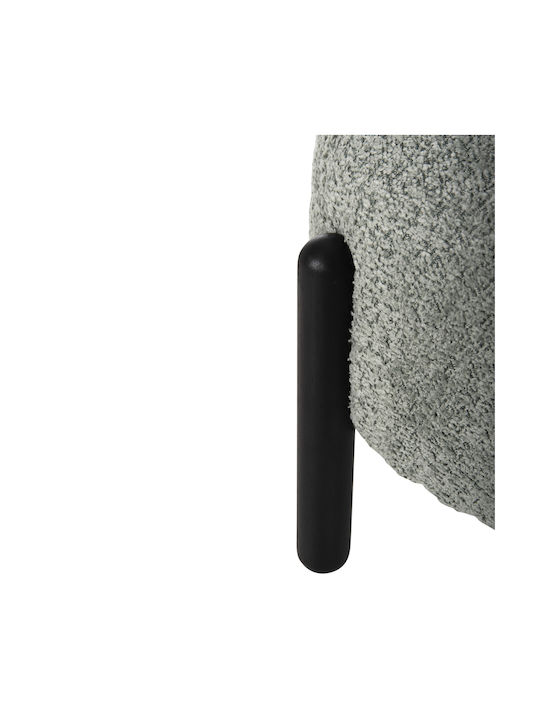 Hocker Für das Wohnzimmer Gepolstert mit Stoff Ewan Grün 45x45x36cm