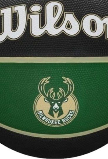 Wilson NBA Team Tribute Milwaukee Bucks Μπάλα Μπάσκετ Outdoor