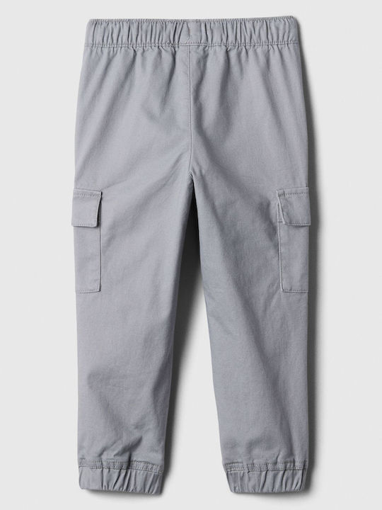 GAP Παιδικό Παντελόνι Φόρμας Storm Cloud Gray Pull-on