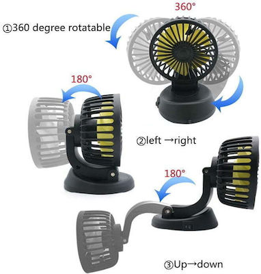 PerVoi Car Fan 12V