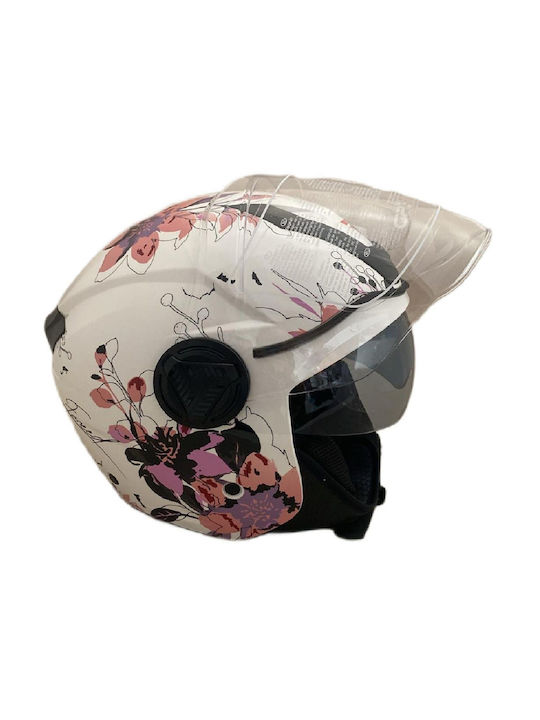 Faseed 760 Jet Helmet with Sun Visor ECE 22.06