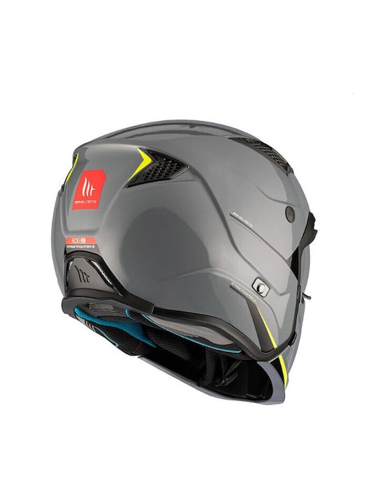 MT Streetfighter Sv S Nardo Grey Κράνος Μηχανής Modular ECE 22.06 1350gr με Sunvisor