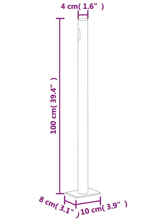 vidaXL Роло щора Тераса 1.6x3м