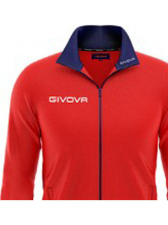 Tuta Torino Tracksuit Glossy with Elastic Red
