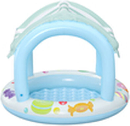 Bestway Piscină Rotundă Pentru Copii Din PVC Gonflabilă 34lt 104x84cm Albastră